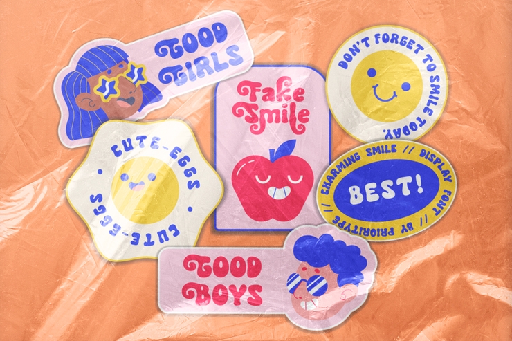 Charming Smile字体 9