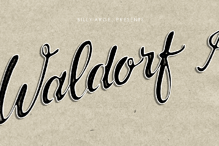 Waldorf Astoria字体 4