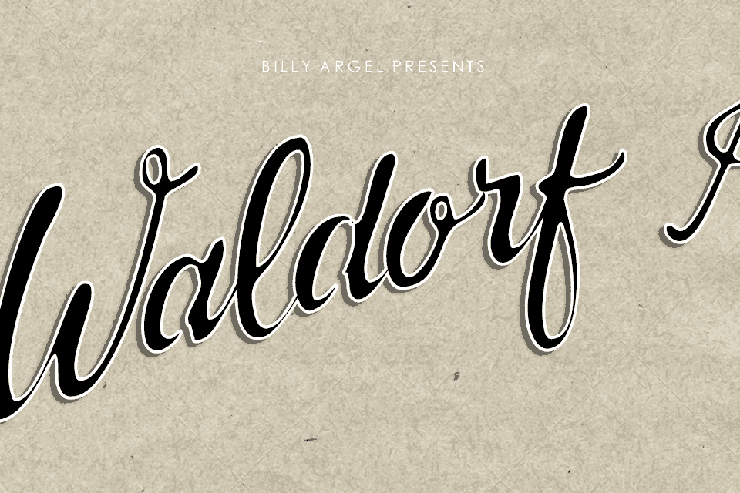 Waldorf Astoria字体 5
