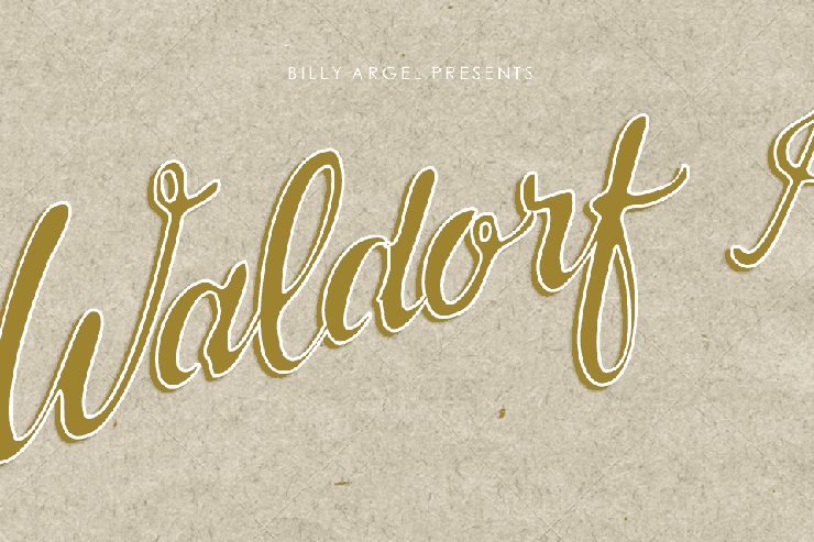 Waldorf Astoria字体 7