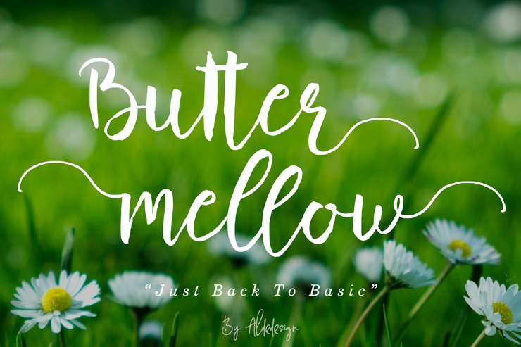 Butter Mellow字体 3