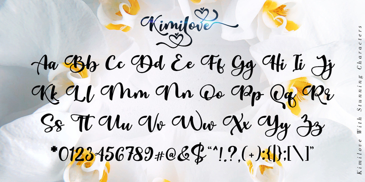 Kimilove字体 2