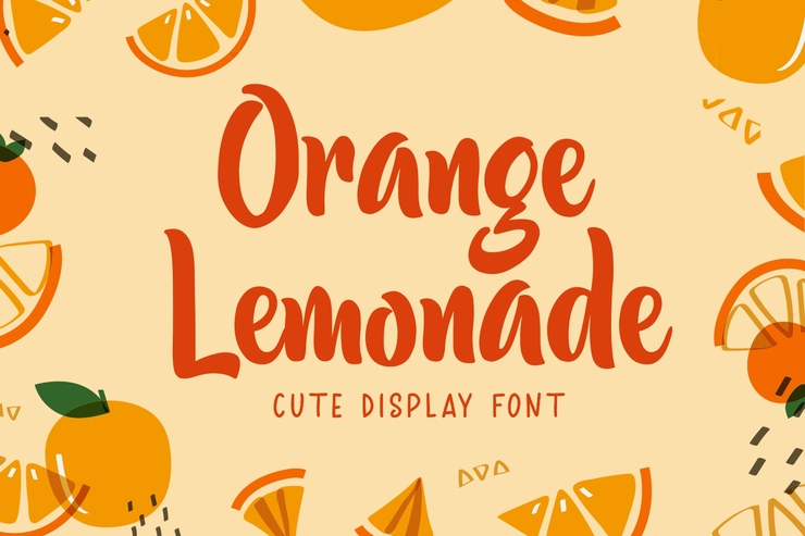 Orange Lemonade字体 2