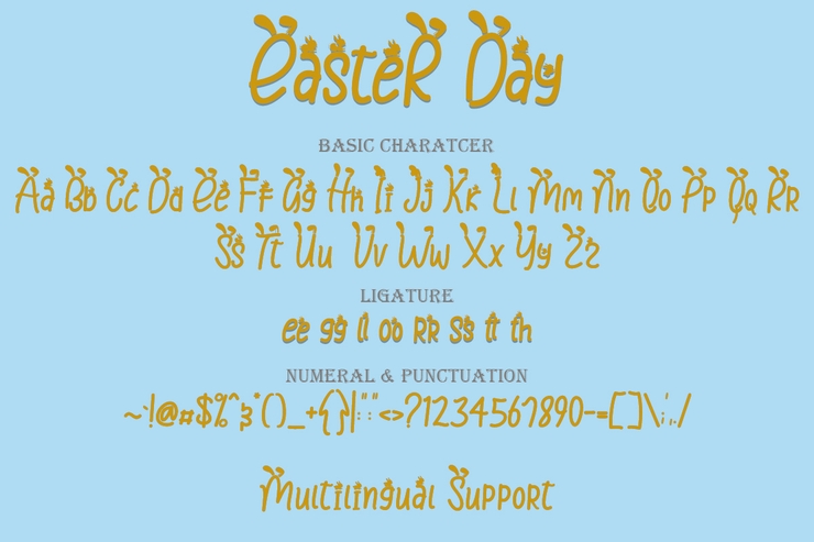 Easter Day字体 7