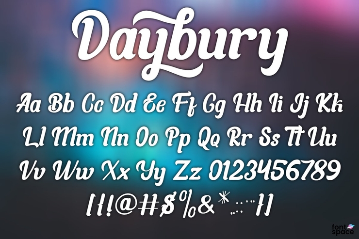Daybury字体 1