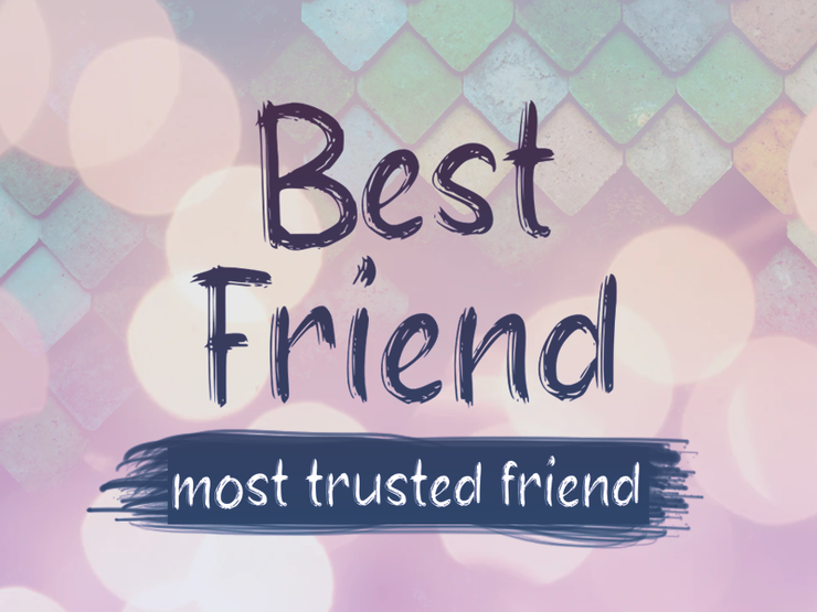 b Best Friend字体 1