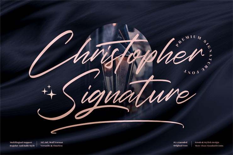 Christopher Signature字体 7