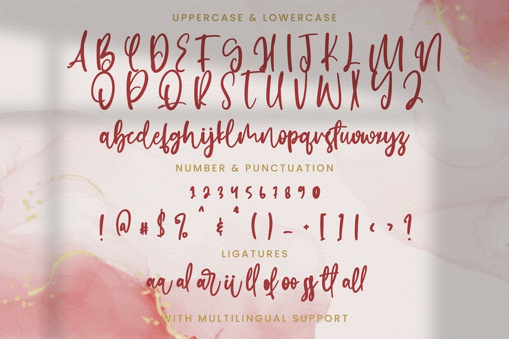 Quiglary字体 5