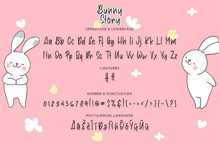 Bunny Story字体 3