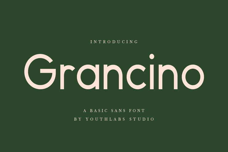 Grancino字体 5
