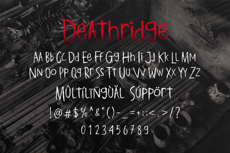 Deathridge字体 7
