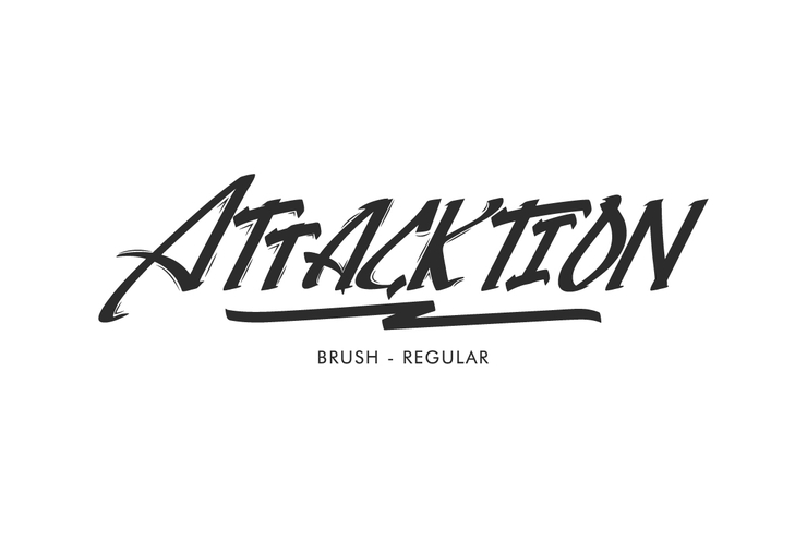 Attacktion字体 1