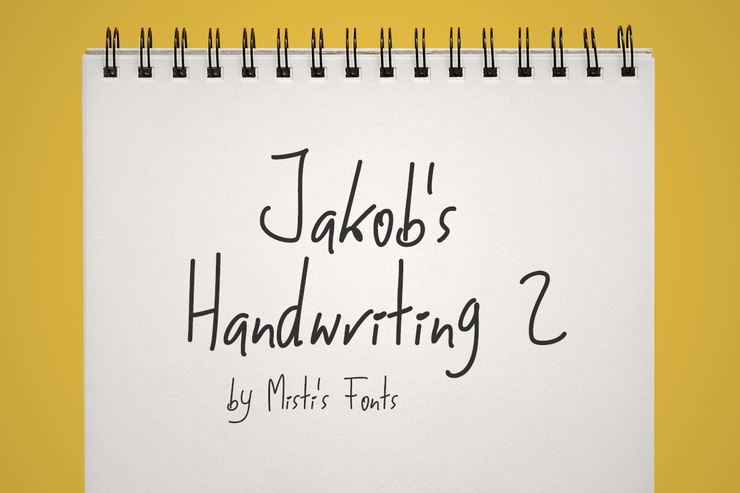 Jakobs Handwriting 2字体 3