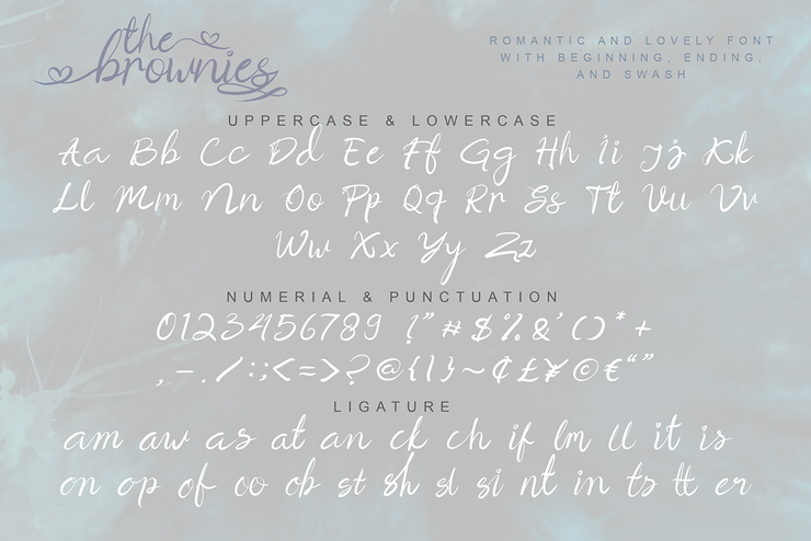 the brownies字体 1