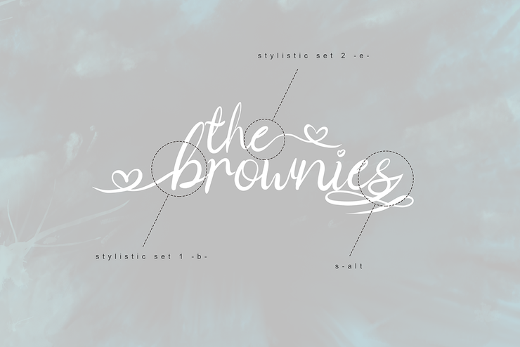 the brownies字体 5