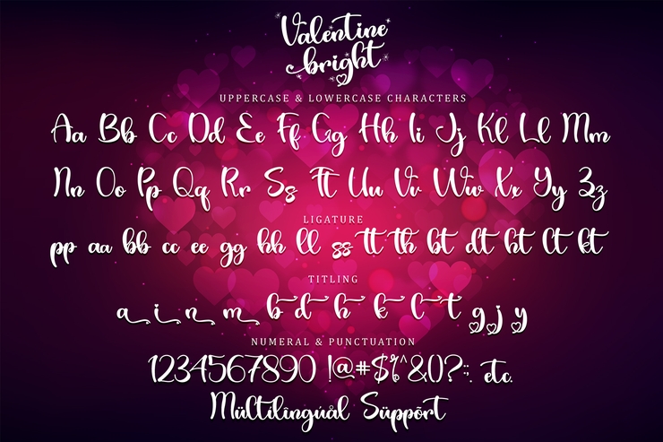 Valentine Bright字体 7