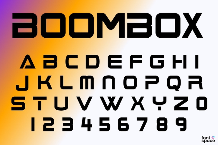 Boom Box字体 1