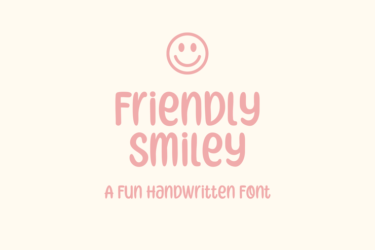 Friendly Smiley字体 1