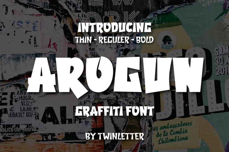Arogun字体 1