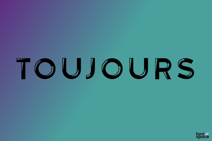 Toujours字体 1