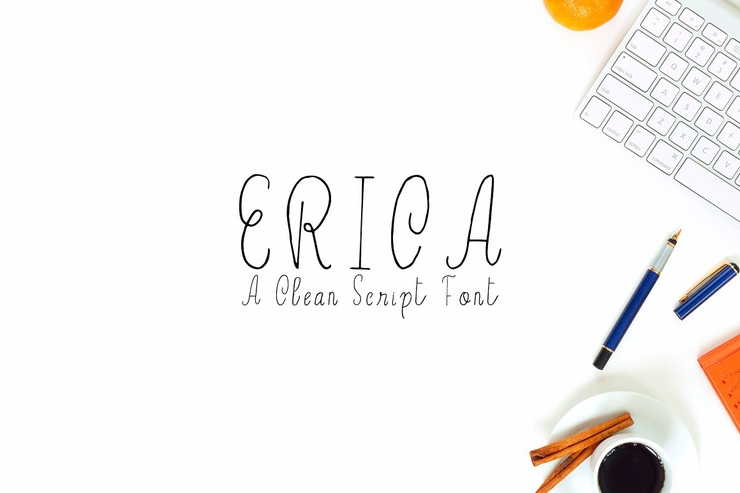 Erica Script字体 2