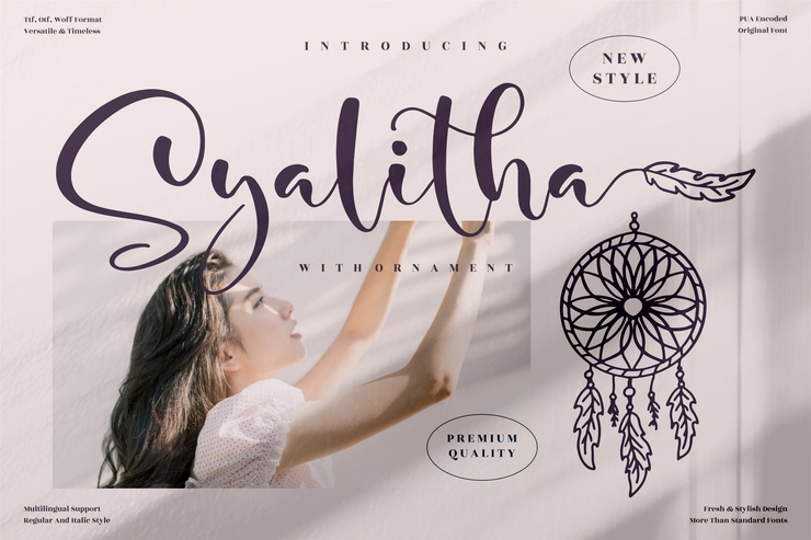 Syalitha字体 7