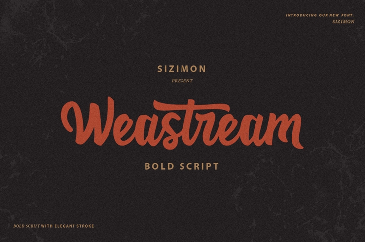 Weastream字体 3