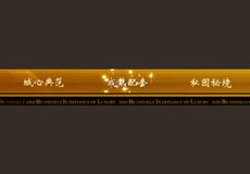 金黄色发光flash导航条