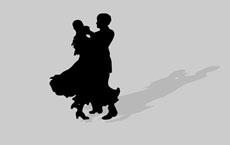 男女双人舞flash矢量素材