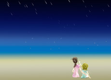 流星雨下降flash效果