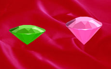 旋转的钻石flash透明素材