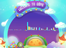 随鼠标跳动的音柱flash素材