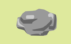 一颗灰色的石头flash动画
