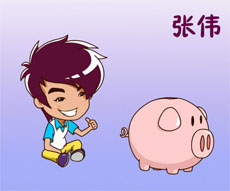 flash爱情公寓张伟人物动画