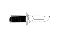简笔画匕首flash动画