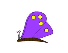 卡通矢量蝴蝶飞flash动画