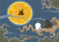 月亮上的兔子flash动画