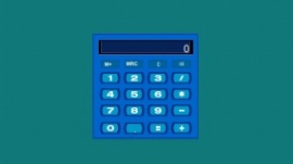 在线点击计算器计算flash动画