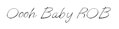 Oooh Baby ROB字体