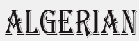 AlgerianBasDEE字体