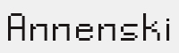 ANNENSKI字体