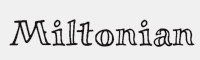 Miltonian字体