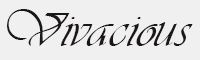 vivacious字体