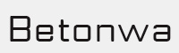 Betonwa字体