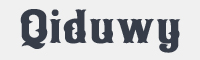 Qiduwy字体