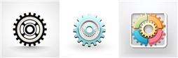 精美齿轮图标下载