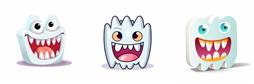 卡通牙齿怪物电脑图标