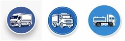 蓝色系列交通工具图标