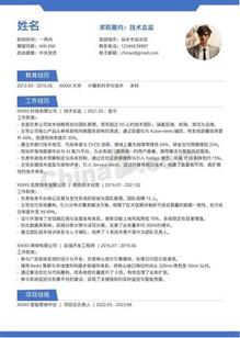 5年经验总监个人简历模板