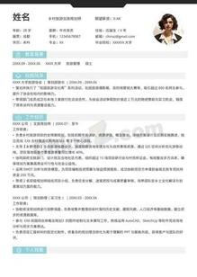 乡村旅游文旅规划师个人简历模板
